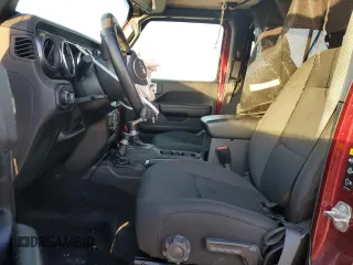 2021 Jeep Wrangler Unlimited 80th Anniversary with VIN 1C4HJXDN9MW596033, listed as a Copart auction lot 87640685 with 14,633 mi miles and Salvage title. Bid and sale history available at DreamBid. Image 7.