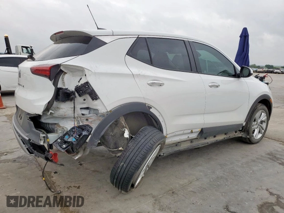 2024 Buick Encore GX Preferred with VIN KL4AMBSL2RB154572, listed as a Copart auction lot 55307535 with 26,722 mi miles and Salvage title. Bid and sale history available at DreamBid. Image 3.