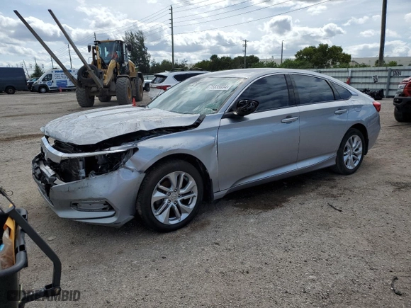 2019 Honda Accord Sedan LX 1.5T with VIN 1HGCV1F15KA006878, listed as a Copart auction lot 75835034 with 135,187 mi miles and Clean Title. Bid and sale history available at carsss.com. Image 1.