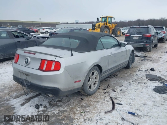 2012 Ford Mustang V6 with VIN 1ZVBP8EM3C5254613, listed as a IAAI auction lot 41387962 with 69,131 mi miles and . Bid and sale history available at DreamBid. Image 4.