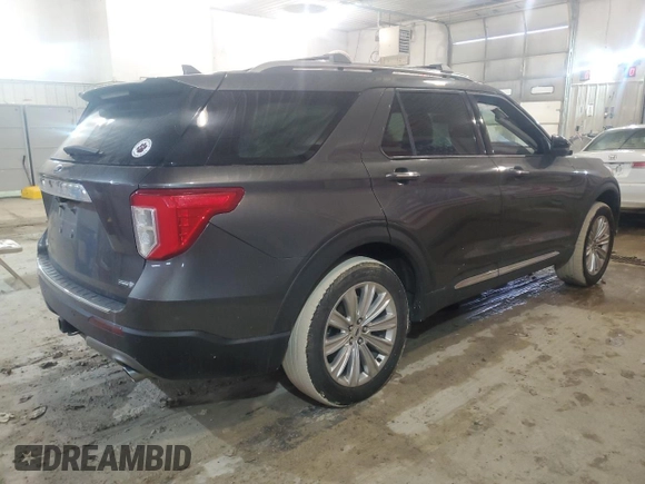 2020 Ford Explorer Limited with VIN 1FM5K8FW1LGC23133, listed as a Copart auction lot 40035984 with 38,642 mi miles. Bid and sale history available at carsss.com. Image 3.