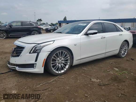 2017 Cadillac CT6 Premium Luxury AWD z VIN 1G6KF5RSXHU177641, wystawiony jako Copart lot #65223895 z przebiegiem 52 825 mil mil oraz Szkoda całkowita • Salvage title. Historia ofert i sprzedaży dostępna na DreamBid. Obrazek 1.