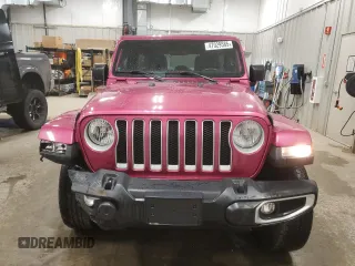 2022 Jeep Wrangler Unlimited Sahara with VIN 1C4HJXEN9NW120171, listed as a Copart auction lot 47029585 with 25,085 mi miles and Salvage Title. Bid and sale history available at DreamBid. Image 5.