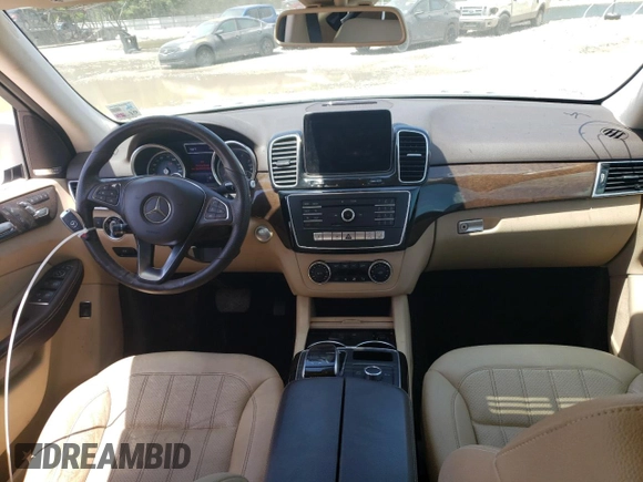 2017 Mercedes-Benz GLE 350 with VIN 4JGDA5JB8HA825720, listed as a Copart auction lot 57181155 with 51,127 mi miles and Salvage title. Bid and sale history available at DreamBid. Image 8.