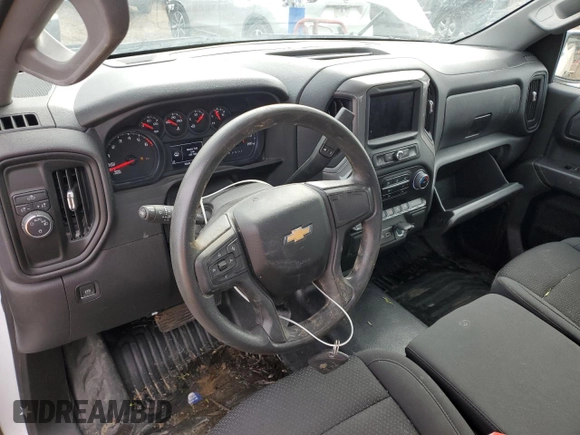 2023 Chevrolet Silverado 1500 Work Truck with VIN 3GCNAAEDXPG293304, listed as a Copart auction lot 46691305 with 35,049 mi miles and Salvage Title. Bid and sale history available at carsss.com. Image 8.
