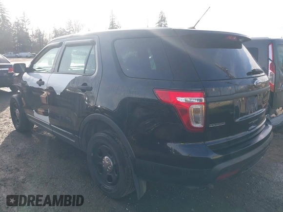 2015 Ford Utility Police Interceptor with VIN 1FM5K8AR1FGA04470, listed as a IAAI auction lot 41802824 with 109,577 mi miles. Bid and sale history available at carsss.com. Image 3.