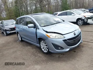 2012 Mazda 5 Grand Touring with VIN JM1CW2DL4C0141511, listed as a IAAI auction lot 42001392 with 99,097 mi miles. Bid and sale history available at carsss.com. Image 1.