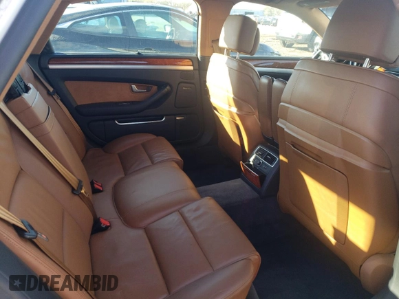 2008 Audi A8 L 4.2L with VIN WAUMV94EX8N013623, listed as a Copart auction lot 80224674 with 116,713 mi miles and Salvage Title. Bid and sale history available at carsss.com. Image 10.