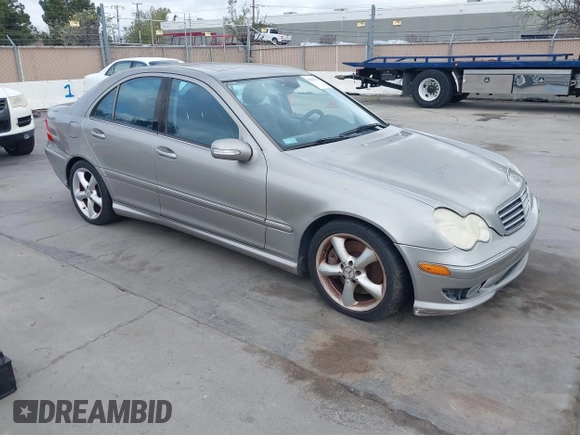 2005 Mercedes-Benz C 230 Kompressor with VIN WDBRF40J15F688423, listed as a IAAI auction lot 41906317 with 151,261 mi miles and . Bid and sale history available at DreamBid. Image 1.