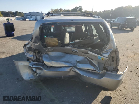 2007 Subaru Forester X with VIN JF1SG63607H703591, listed as a Copart auction lot 76787504 with 194,920 mi miles and Salvage Title. Bid and sale history available at carsss.com. Image 6.