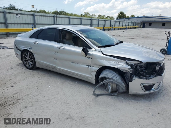 2018 Lincoln MKZ Hybrid Select with VIN 3LN6L5LU6JR625352, listed as a Copart auction lot 57350515 with 156,723 mi miles and Salvage title. Bid and sale history available at DreamBid. Image 4.