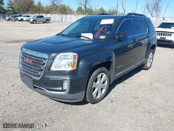 2017 GMC Terrain SLE with VIN 2GKALNEKXH6332263, listed as a IAAI auction lot 41815493 with 97,617 mi miles. Bid and sale history available at carsss.com. Image 2.