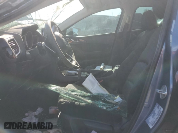 2015 Mazda 3 i Touring with VIN 3MZBM1L79FM145908, listed as a Copart auction lot 54736735 with Not Provided miles and Salvage Title. Bid and sale history available at carsss.com. Image 7.