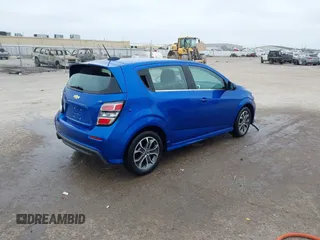 2017 Chevrolet Sonic LT with VIN 1G1JD6SH2H4109300, listed as a IAAI auction lot 41612159 with 37,827 mi miles and . Bid and sale history available at DreamBid. Image 4.
