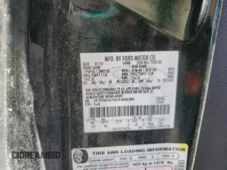 2012 Ford F-150 XL z VIN 1FTFW1EF8CFA60380, wystawiony jako Copart lot #56026005 z przebiegiem Nie podano mil oraz Szkoda całkowita • Salvage title. Historia ofert i sprzedaży dostępna na DreamBid. Obrazek 12.