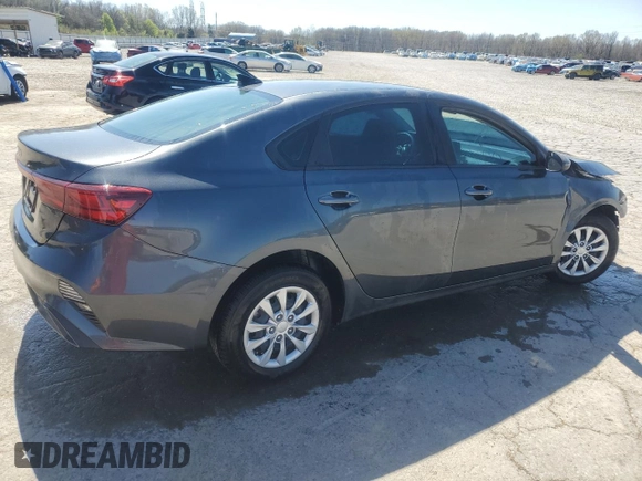 2024 Kia Forte LXS with VIN 3KPF24AD7RE821873, listed as a Copart auction lot 49996275 with 0 mi miles and Salvage Title. Bid and sale history available at carsss.com. Image 3.