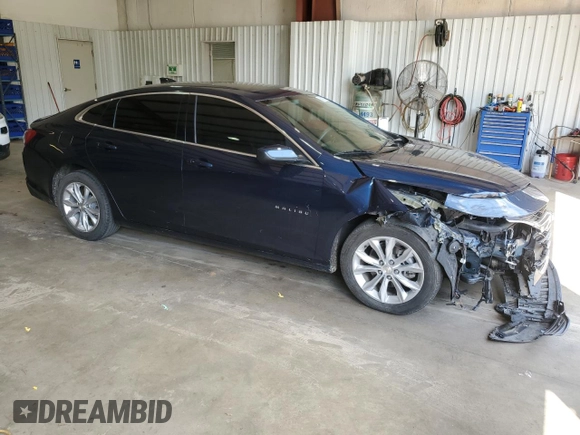 2021 Chevrolet Malibu LT with VIN 1G1ZD5STXMF028240, listed as a Copart auction lot 54013215 with 76,943 mi miles and Salvage Title. Bid and sale history available at DreamBid. Image 4.