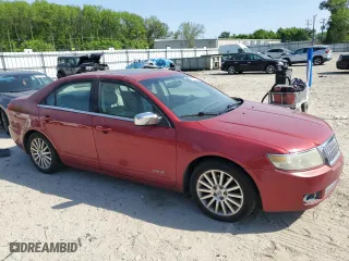 2008 Lincoln MKZ with VIN 3LNHM26T18R637443, listed as a Copart auction lot 53539215 with 188,684 mi miles and Salvage Title. Bid and sale history available at carsss.com. Image 4.
