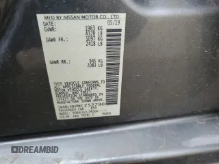 2019 Nissan Altima S z VIN 1N4BL4BV9KC252790, wystawiony jako Copart lot #53818165 z przebiegiem 85 133 mil mil oraz Szkoda całkowita • Salvage title. Historia ofert i sprzedaży dostępna na DreamBid. Obrazek 14.