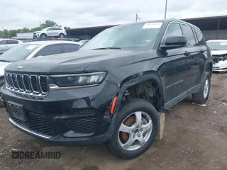 2023 Jeep Grand Cherokee Laredo with VIN 1C4RJHAG0PC640619, listed as a IAAI auction lot 42351031 with 53,507 mi miles and . Bid and sale history available at DreamBid. Image 17.