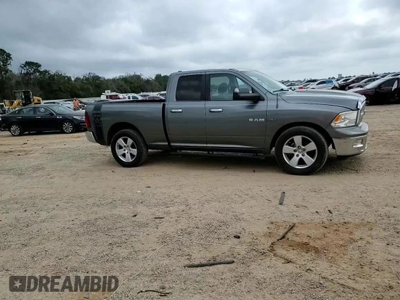 2010 Dodge 1500 SLT with VIN 1D7RB1GT4AS162734, listed as a Copart auction lot 47858455 with 131,217 mi miles and Salvage Title. Bid and sale history available at carsss.com. Image 11.