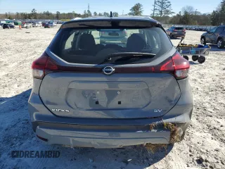 2022 Nissan Kicks SV with VIN 3N1CP5CV9NL508011, listed as a Copart auction lot 49447555 with 51,412 mi miles and Salvage Title. Bid and sale history available at carsss.com. Image 6.