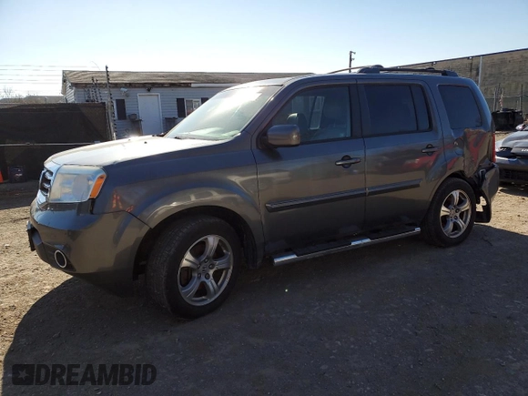 2012 Honda Pilot EX-L with VIN 5FNYF4H76CB028501, listed as a Copart auction lot 47293785 with 286,061 mi miles and Salvage Title. Bid and sale history available at DreamBid. Image 1.