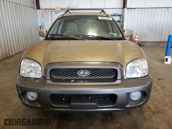 2004 Hyundai Santa Fe GLS with VIN KM8SC13D64U662051, listed as a Copart auction lot 78232394 with 0 mi miles and Salvage Title. Bid and sale history available at carsss.com. Image 5.