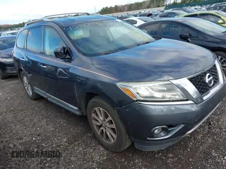 2013 Nissan Pathfinder Platinum with VIN 5N1AR2MM8DC614250, listed as a IAAI auction lot 42142446 with 118,344 mi miles and . Bid and sale history available at DreamBid. Image 1.