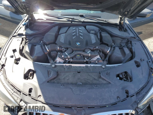 2020 BMW 8 Series M850i with VIN WBAGV8C07LCE18973, listed as a Copart auction lot 66718393 with 41,555 mi miles and Salvage Title. Bid and sale history available at carsss.com. Image 11.