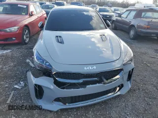 2023 Kia Stinger GT2 with VIN KNAE55LC3P6134192, listed as a Copart auction lot 89084315 with 14,217 mi miles and Salvage Title. Bid and sale history available at carsss.com. Image 5.