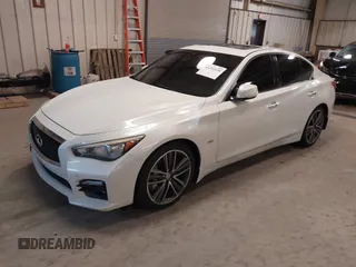 2016 Infiniti Q50 3.0t Premium with VIN JN1EV7APXGM303157, listed as a IAAI auction lot 41292630 with 108,876 mi miles. Bid and sale history available at carsss.com. Image 20.