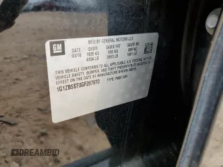 2016 Chevrolet Malibu LS z VIN 1G1ZB5ST0GF267970, wystawiony jako Copart lot #53616125 z przebiegiem 174 535 mil mil oraz Szkoda całkowita • Salvage title. Historia ofert i sprzedaży dostępna na DreamBid. Obrazek 12.
