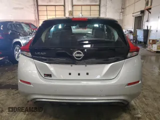 2025 Nissan LEAF S with VIN 1N4AZ1BV0SC550573, listed as a Copart auction lot 83571314 with 4,604 mi miles and Salvage Title. Bid and sale history available at carsss.com. Image 6.