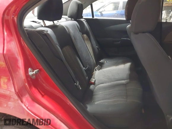 2014 Chevrolet Sonic LT with VIN 1G1JC5SH2E4214489, listed as a IAAI auction lot 41650289 with 93,388 mi miles and . Bid and sale history available at DreamBid. Image 8.
