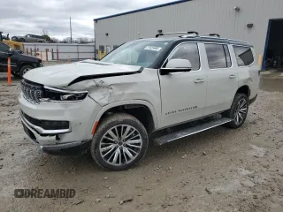 2022 Jeep Grand Wagoneer Series III с VIN 1C4SJVGJ8NS184925, выставлен на аукционе Copart как лот 51525905 с пробегом 77 019 миль миль и Списание • Salvage title. История ставок и продаж доступна на DreamBid. Изображение 1.