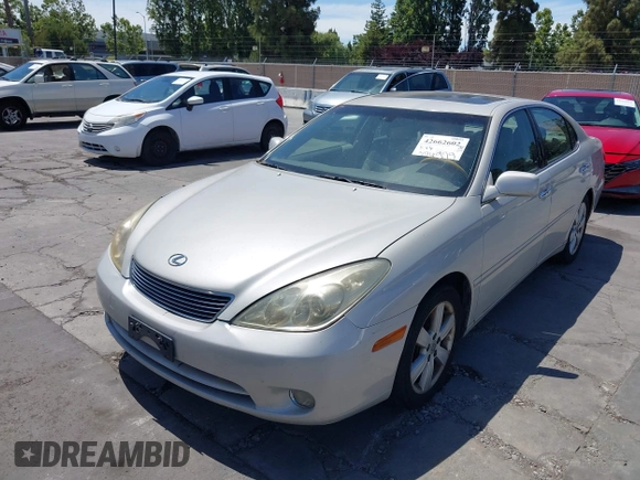 2005 Lexus ES 350 with VIN JTHBA30G555056111, listed as a IAAI auction lot 42662602 with 396,579 mi miles and . Bid and sale history available at DreamBid. Image 6.