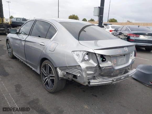 2017 Honda Accord Sedan Sport with VIN 1HGCR2F5XHA196750, listed as a IAAI auction lot 41545970 with NaN miles. Bid and sale history available at carsss.com. Image 15.