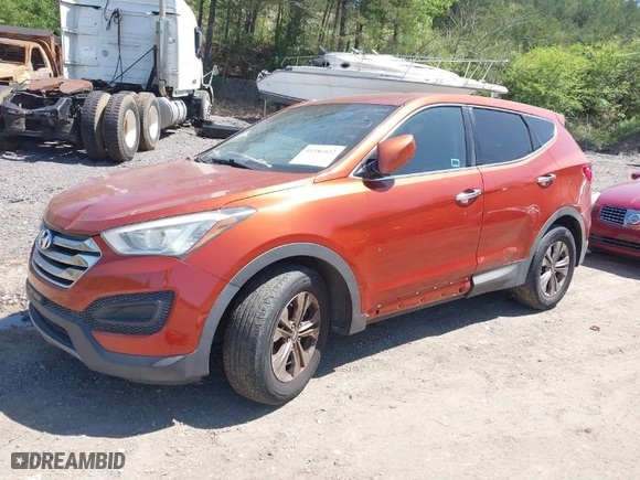 2015 Hyundai Santa Fe Sport with VIN 5XYZTDLB1FG280405, listed as a IAAI auction lot 41986022 with 161,597 mi miles. Bid and sale history available at carsss.com. Image 6.
