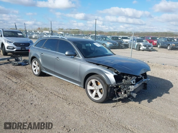 2014 Audi allroad A4 Premium Plus z VIN WA1UFAFL8EA133365, wystawiony jako IAAI lot #42034903 z przebiegiem 145 285 mil mil oraz . Historia ofert i sprzedaży dostępna na DreamBid. Obrazek 1.