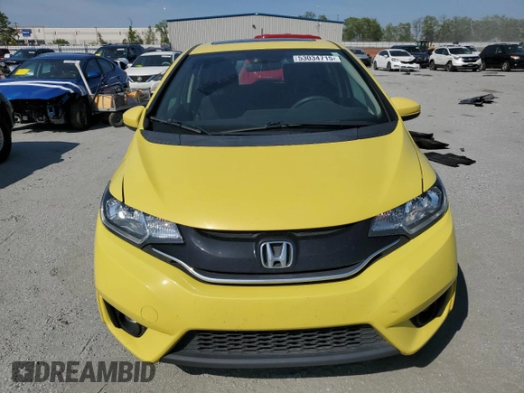 2015 Honda Fit EX-L with VIN 3HGGK5H86FM747285, listed as a Copart auction lot 53034715 with 102,236 mi miles and Salvage Title. Bid and sale history available at DreamBid. Image 5.