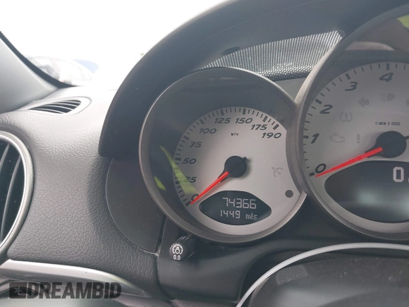 2007 Porsche Cayman S with VIN WP0AB29877U780410, listed as a IAAI auction lot 42153981 with 74,366 mi miles and . Bid and sale history available at DreamBid. Image 7.