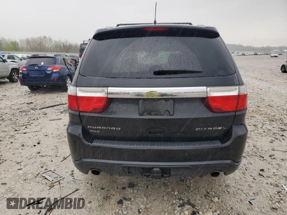 2013 Dodge Durango Citadel with VIN 1C4SDJET0DC616002, listed as a Copart auction lot 54677325 with 174,131 mi miles and Salvage title. Bid and sale history available at DreamBid. Image 6.