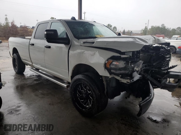 2023 Ram 2500 Tradesman with VIN 3C6UR5HJXPG564723, listed as a Copart auction lot 88878705 with 83,467 mi miles and Salvage Title. Bid and sale history available at carsss.com. Image 4.
