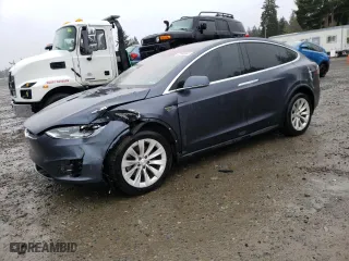 2016 Tesla Model X 70D with VIN 5YJXCBE23GF007323, listed as a Copart auction lot 47666335 with 83,830 mi miles and Clean Title. Bid and sale history available at carsss.com. Image 1.