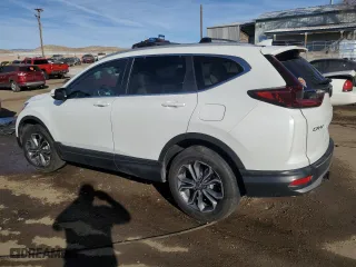 2022 Honda CR-V EX with VIN 7FARW2H52NE040160, listed as a Copart auction lot 43284745 with 21,469 mi miles and Salvage Title. Bid and sale history available at carsss.com. Image 2.