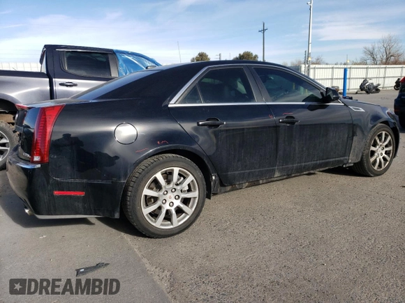 2008 Cadillac CTS AWD w/1SB with VIN 1G6DT57V280152447, listed as a Copart auction lot 49246675 with 110,944 mi miles and Salvage Title. Bid and sale history available at carsss.com. Image 3.