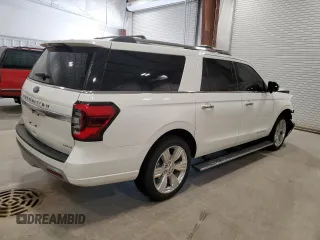 2024 Ford Expedition Max Platinum with VIN 1FMJK1M86REA38624, listed as a Copart auction lot 64295635 with 14,532 mi miles and Salvage title. Bid and sale history available at DreamBid. Image 3.