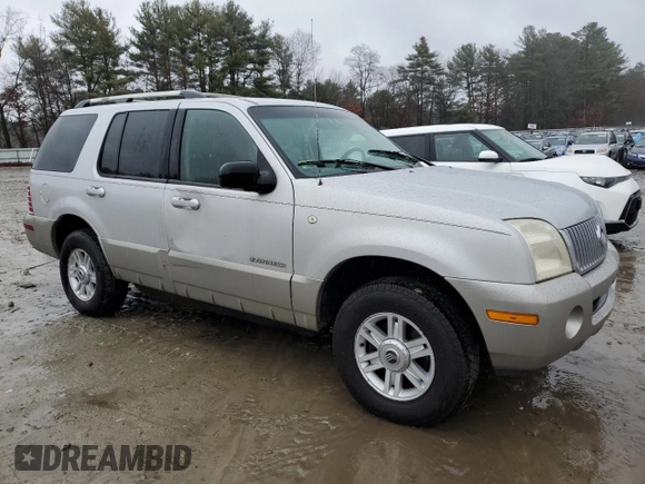 2002 Mercury Mountaineer z VIN 4M2ZU86W52UJ02759, wystawiony jako Copart lot #84517524 z przebiegiem 131 638 mil mil oraz Tytuł czysty. Historia ofert i sprzedaży dostępna na DreamBid. Obrazek 4.