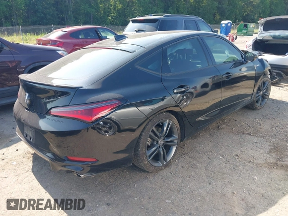 2024 Acura Integra w/A-Spec Package with VIN 19UDE4H31RA020064, listed as a IAAI auction lot 42409111 with 24,836 mi miles and . Bid and sale history available at DreamBid. Image 4.